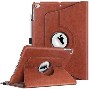 NWT Finte iPad 5/6/7 Multi-Angle Leather Case